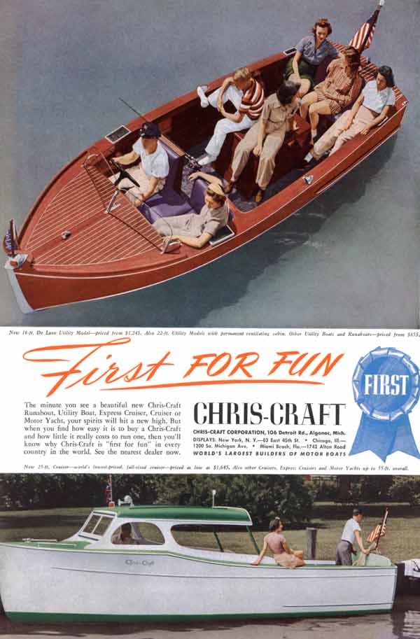 Chris Craft Wood Boat