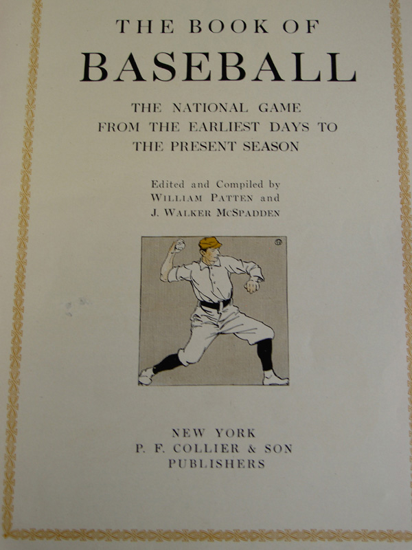 1911 THE BOOK OF BASEBALL - RARE SPORTING HISTORY 1845+ | eBay